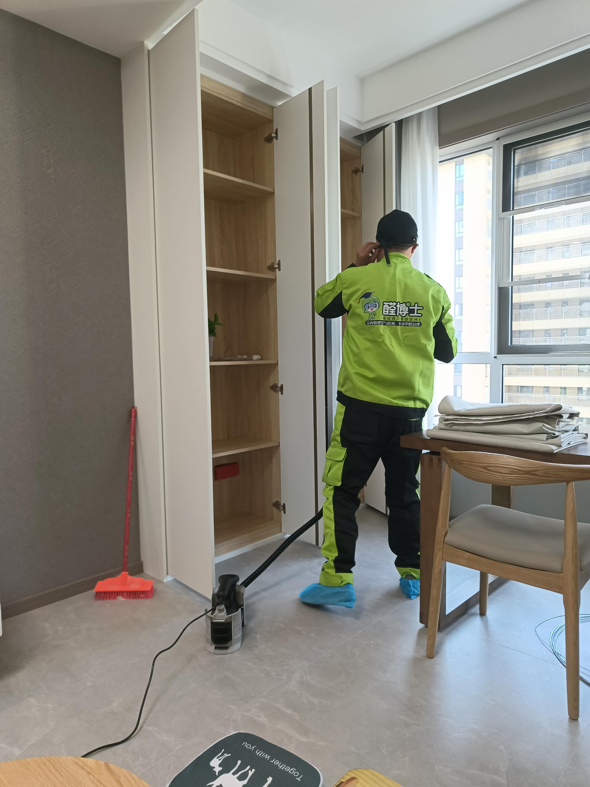 金寨十堰市百强世纪城小区除甲醛案例